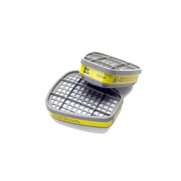 Cartucho Químico 3M 6003 para vapores orgânicos e gases ácidos (2 unidades)