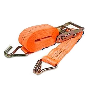 Kit amarração com 1 catraca e 2 ganchos 9mx100mm - Resistência 10 Ton