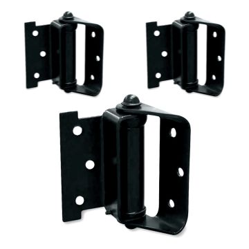 Dobradiça Zeus p/ porta corta fogo c/ mola - PRETA IND PCT 3un