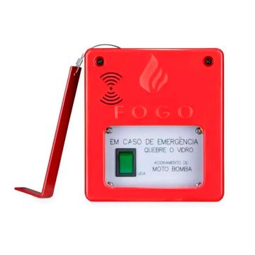 Acionador manual de bomba com botão liga IP20 convencional