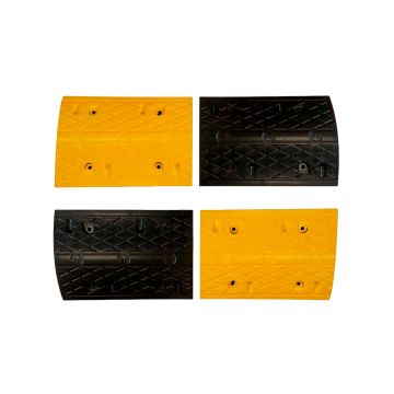 Lombada (quebra-molas) Borracha 2 metros Amarelo e Preto