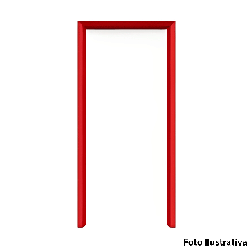 Marco Porta Corta Fogo Vermelho Chumbado 100x210 Portex