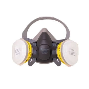 Kit Máscara SemiFacial de Uso Geral com Filtro 7003 + Retentor - ProtecFace | CA 48816