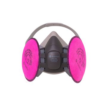 Kit Máscara SemiFacial de Solda com Filtro P3 Modelo 7600 - ProtecFace | CA 48816