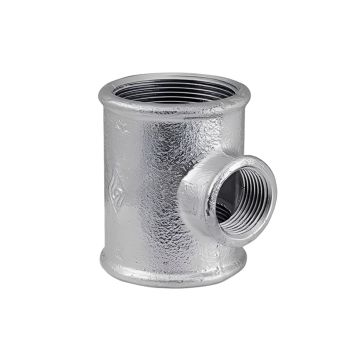Conexão tee de redução galvanizado (Z)