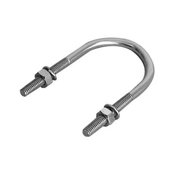 Abraçadeira tipo "U" p/ tubo 2 1/2'' x 3/8"