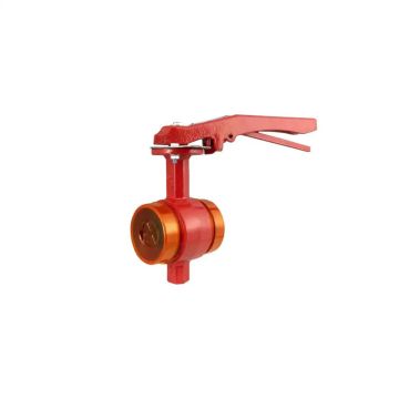 Válvula borboleta ranhurada com alavanca 73mm - 2 1/2 pol.