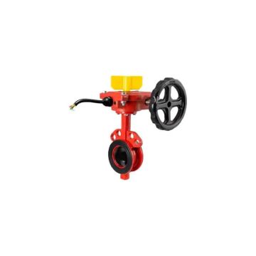 Válvula borboleta wafer com monitoramento abre-fecha - 2 1/2 pol.