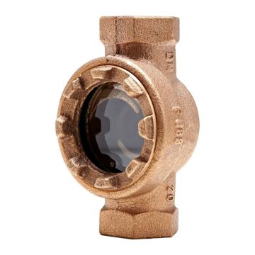 Visor de Fluxo Dulong Janela Simples Bronze BSP 1"