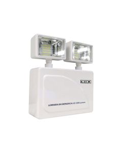 Iluminação de emergência 3000 lumens LED 2 faróis Segurimax