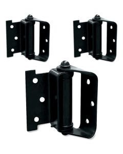 Dobradiça Zeus p/ porta corta fogo c/ mola - PRETA IND PCT 3un