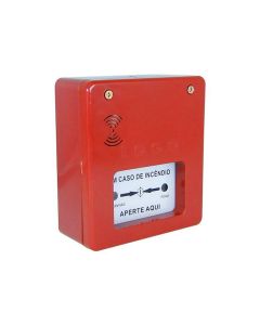 Acionador manual endereçável com saída sirene convencional