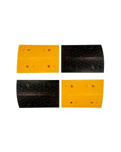 Lombada (quebra-molas) Borracha 2 metros Amarelo e Preto