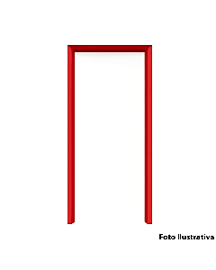 Marco Porta Corta Fogo Vermelho Chumbado 90x210 Portex