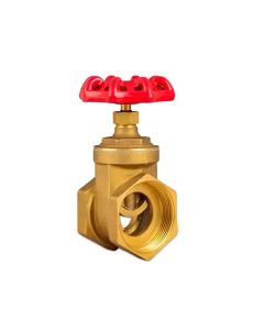 Válvula gaveta (Registro bruto) - 2" Latão