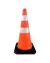 Cone PVC 75cm com fitas refletivas e base de borracha Cone PVC 75cm com fitas refletivas e base de borracha