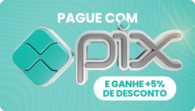 Pague com PIX e ganhe 5% de desconto