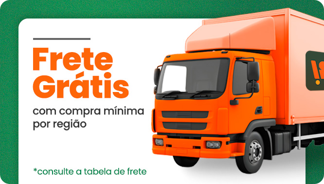 Frete grátis com compra mínima por região
