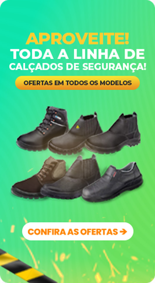 Linha de calçados de segurança